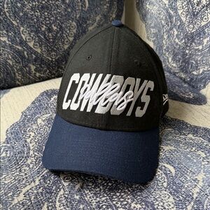 New Era Black and Blue Cowboys Hat
